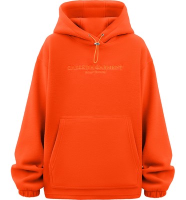 Neon orange hoodie clearance